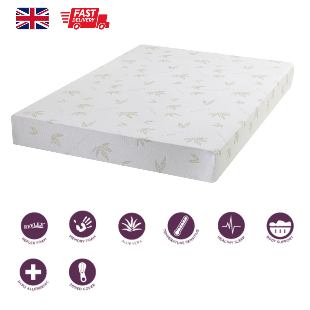 Reflex Memory Foam Mattress Aloe Vera