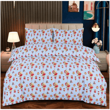 Load image into Gallery viewer, Reversible Christmas Duvet Cover Set Soft Festive Bedding