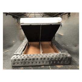 Royal Ambassador Plush Velvet Storage Bed