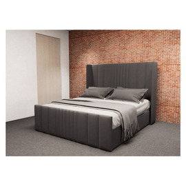 Seoul Wingback Gas Lift Ottoman Divan Bed