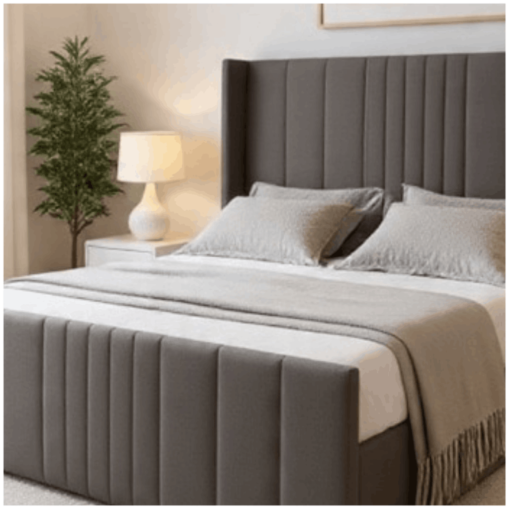 Seoul Wingback Gas Lift Ottoman Divan Bed