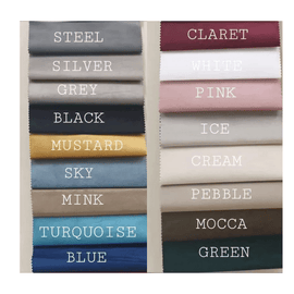 Silver Stripe Mirror Bed