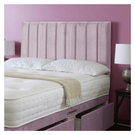 Sleek Panelled Divan Bed with Storage