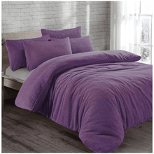 Load image into Gallery viewer, Soft Teddy Bear Fleece Duvet Cover Set