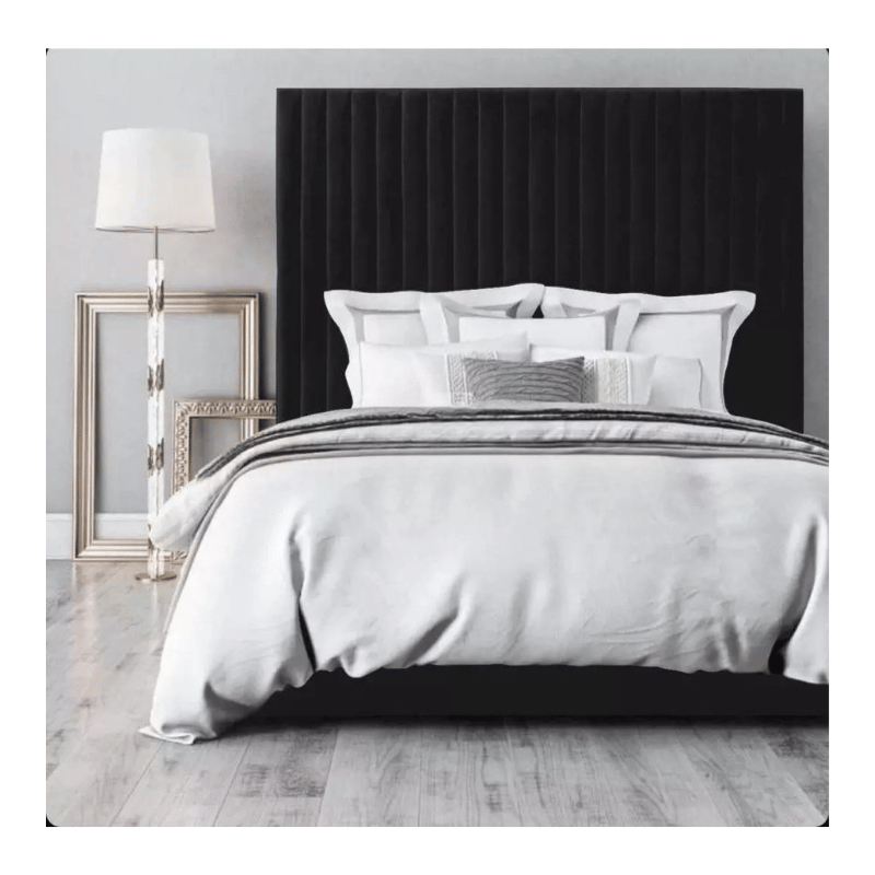 Soft Plush Oslo Bed with High Headboard & Optional Gas Lift Storage