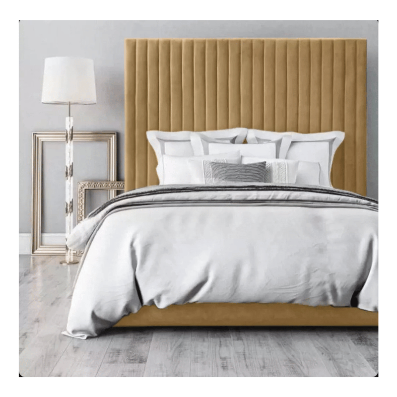 Soft Plush Oslo Bed with High Headboard & Optional Gas Lift Storage