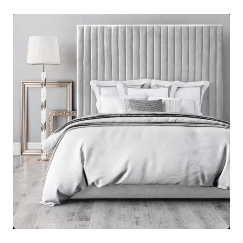 Soft Plush Oslo Bed with High Headboard & Optional Gas Lift Storage