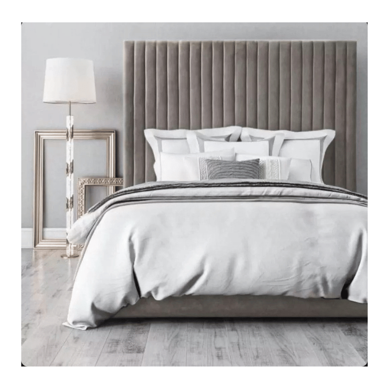 Soft Plush Oslo Bed with High Headboard & Optional Gas Lift Storage