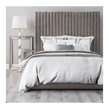 Load image into Gallery viewer, Soft Plush Oslo Bed with High Headboard &amp; Optional Gas Lift Storage
