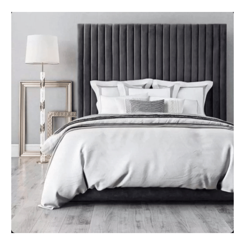 Soft Plush Oslo Bed with High Headboard & Optional Gas Lift Storage