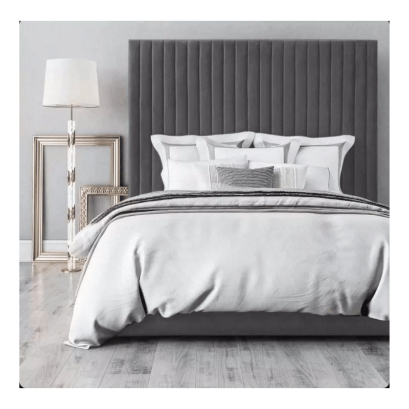 Soft Plush Oslo Bed with High Headboard & Optional Gas Lift Storage