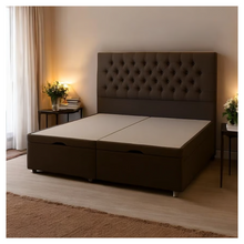 Load image into Gallery viewer, Statement Ottoman Bed with Hidden Storage
