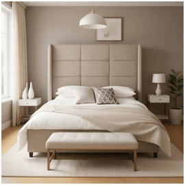 Vegas Wingback Divan Bed – Lift-Up Storage & Solid Base