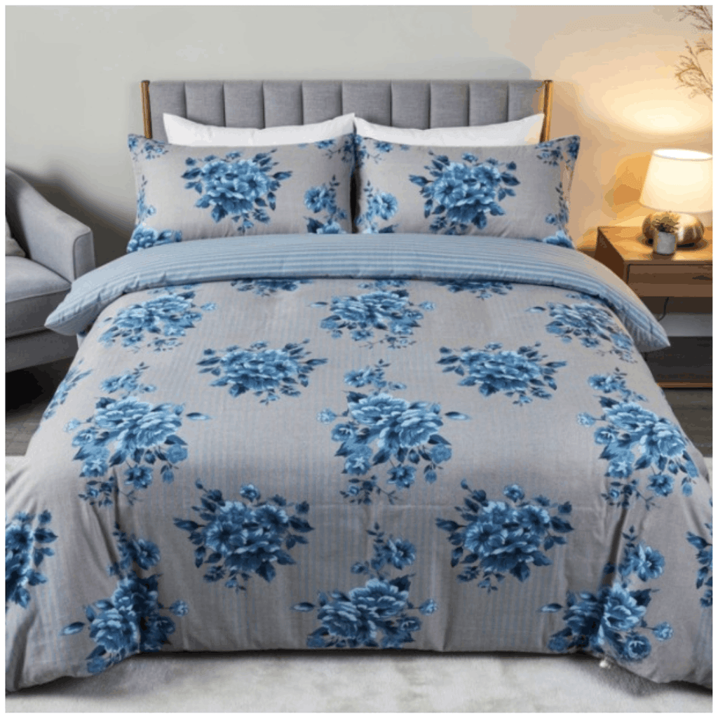 Winter Thermal Brushed Cotton Duvet Cover Set